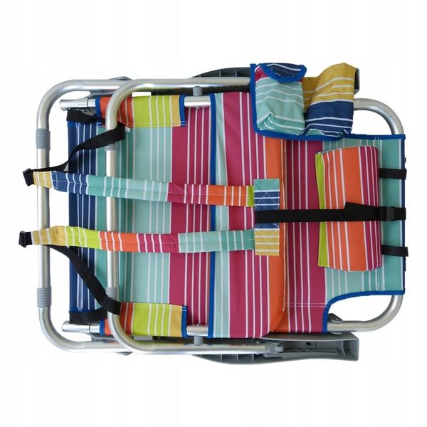 leżak MULTICOLOR plażowy, ALUMINIUM,ogrodowy. zdjęcie 16