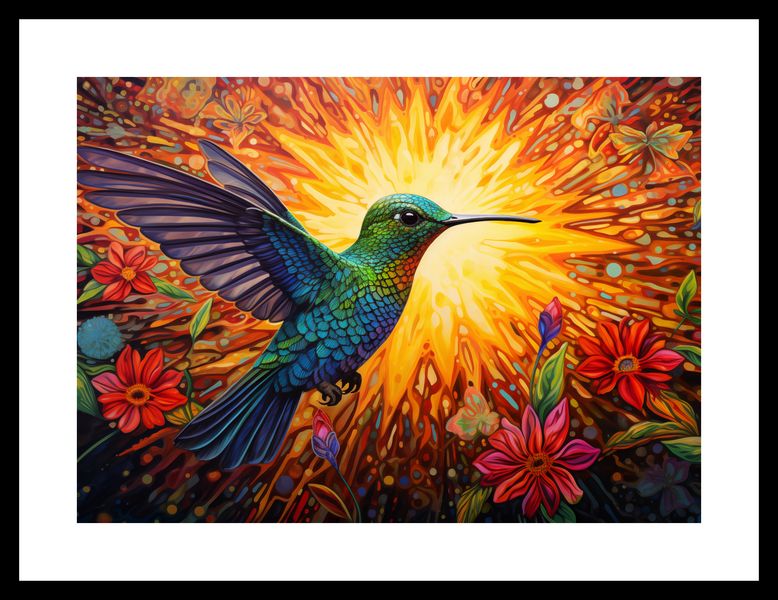 Plakat 35x25cm Koliber Barw zdjęcie 3