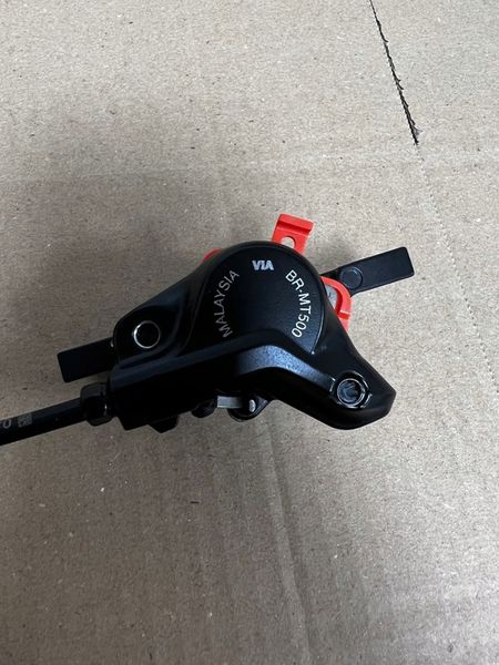 Hamulec hydrauliczny Shimano MT501 170 Tył zdjęcie 7