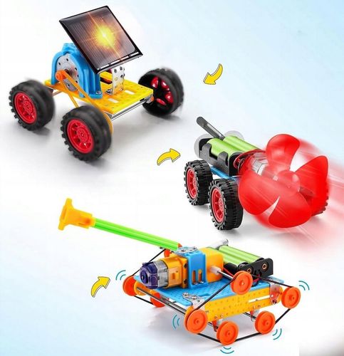 ZESTAW MAŁY ELEKTRONIK EKSPERYMENTY ZABAWKA ROBOT SAMOCHÓD ELEKTRYK NAUKA na Arena.pl