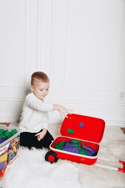 walizka dla dzieci Doloni czerwony zdjęcie 11