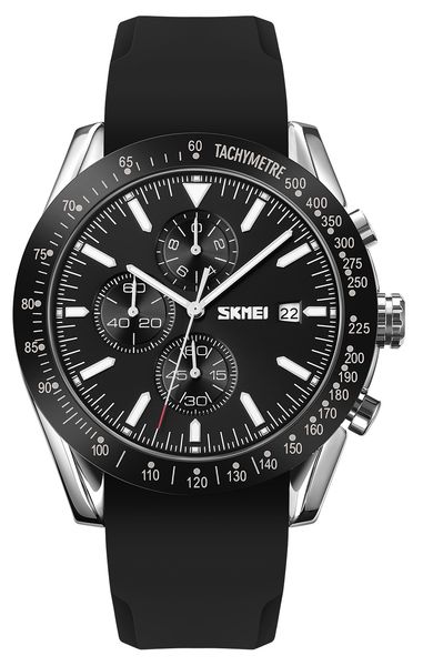 zegarek męski skmei 9253psibk + box zdjęcie 1