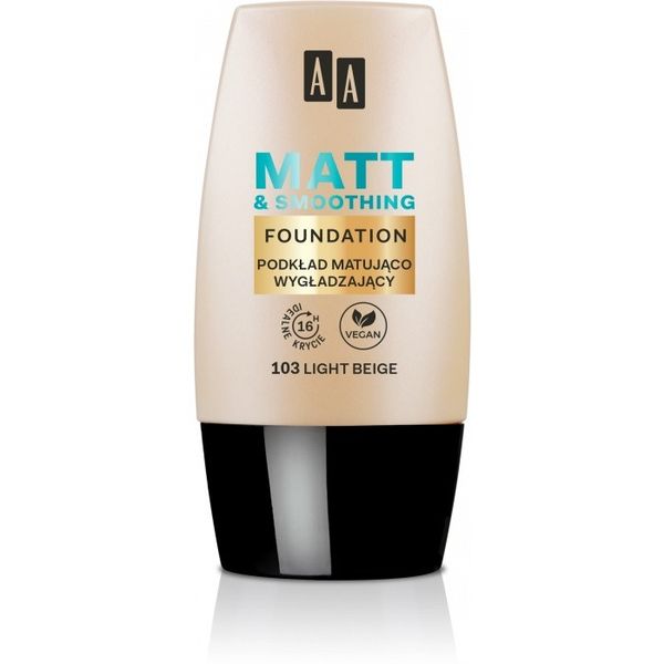 AA Make Up Matt Podkład matujący 103 Light Beige zdjęcie 2