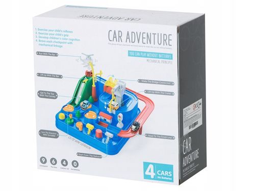 Tor przeszkód interaktywny samochodowy wyścigi parking 4 pojazdy auto autob na Arena.pl