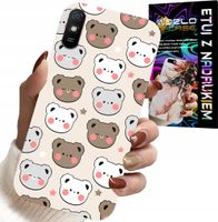 ETUI DO XIAOMI REDMI 9A - MIŚ MISIE WZORY DLA NAJMŁODSZYCH + SZKŁO