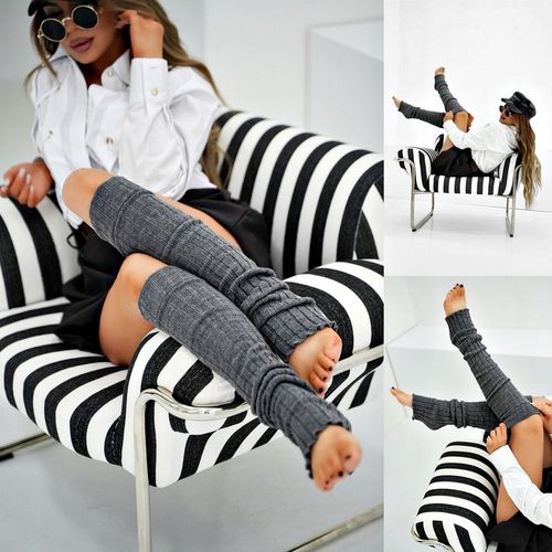 GETRY WEŁNIANE DAMSKIE INTENSO LEGWARMERS OCIEPLACZE NA ŁYDKI r. UNI na Arena.pl