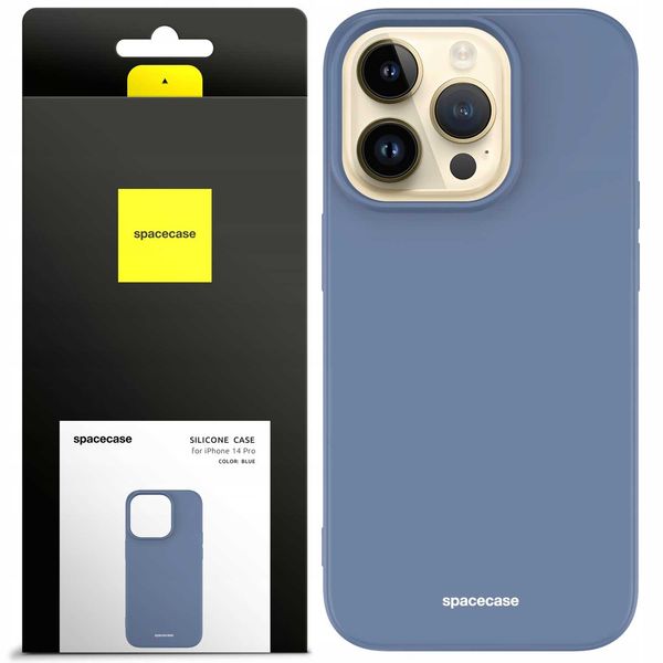 Spacecase Silicone Case iPhone 14 Pro Max blue zdjęcie 1