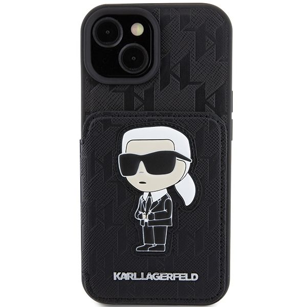 Etui Karl Lagerfeld do iPhone 15, iPhone 14, iPhone 13, Czarny zdjęcie 3