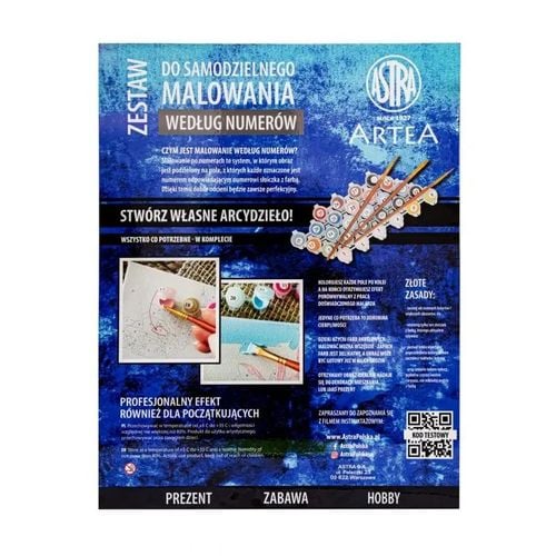 Malowanie po numerach 40x50cm Wieża Eiffla Astra na Arena.pl