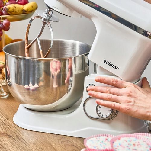 ROBOT PLANETARNY MIKSER ZELMER ZKR1350 1200W 6 PRĘDKOŚCI 5L STAL na Arena.pl
