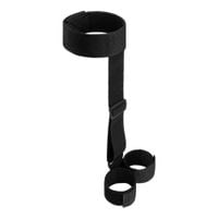 bedroom fantasies - soft straps arm and neck restraints black