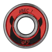 Zestaw 50 łożysk Powerslide do rolek ABEC 7 Carbon Pro Red