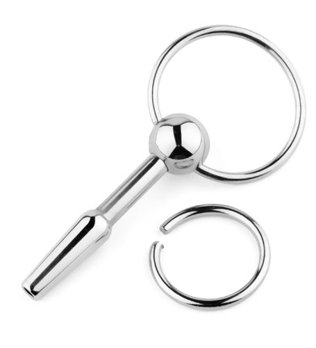 Metalowy dilator z otworem na Arena.pl