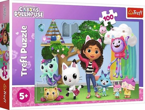 Puzzle 100 Koci Domek Gabi 16464 na Arena.pl