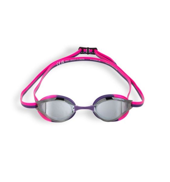 ARENA OKULARY JUNIOR PYTHON MIRROR SILVER SHOCKING PINK PLUM 011007/130 zdjęcie 2