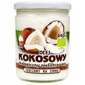 Olej Kokosowy Extra Virgin Eko 440 ml Dary Natury