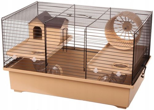 KLATKA DLA CHOMIKA MYSZY DOMEK KOŁOWROTEK TUNELE na Arena.pl