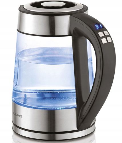 CZAJNIK ELEKTRYCZNY SZKLANY 1,7L Z REGULACJĄ TEMPERATURY BEZPRZEWODOWY LUND na Arena.pl