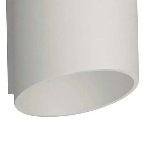 Lampa ścienna Slice metalowa tuba do przedpokoju biała na Arena.pl