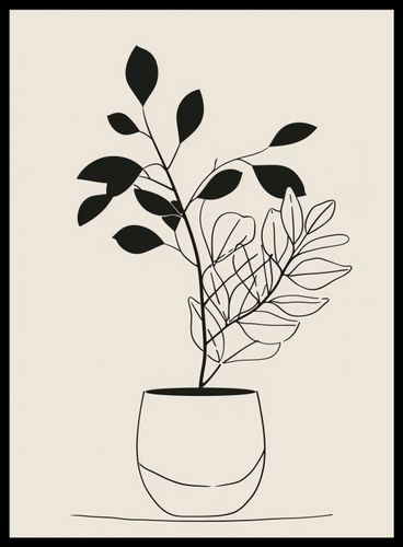 Plakat 40x55cm Prostota Doniczki na Arena.pl