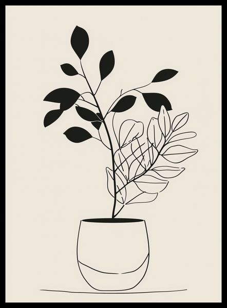 Plakat 40x55cm Prostota Doniczki zdjęcie 2