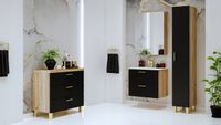 ZESTAW MEBLI ŁAZIENKOWYCH 60 / 5 ELEMENTÓW  (W5)