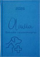 KALENDARZ A5 2026 dzienny książkowy z grawerem DLA WETERYNARZA Z IMIENIEM