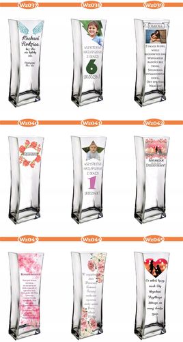 Elegancki wazon nadruk Walentynki Dzień Kobiet na Arena.pl