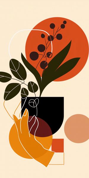 Plakat 50x100cm Dotyk Naturalności zdjęcie 1