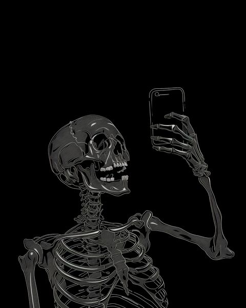 Plakat 40x50cm Selfie Poza Czasem zdjęcie 1
