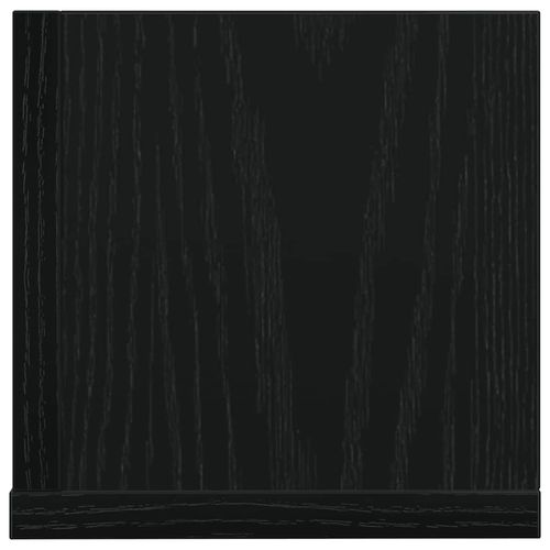 Półki ścienne, 2 szt., czarny, 100x16,5x16,5 cm na Arena.pl