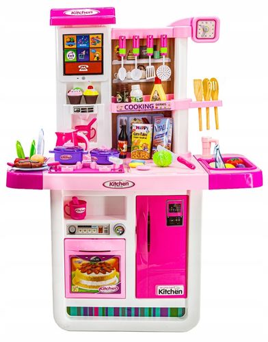 DUŻA KUCHNIA DLA DZIECI Kuchenka Akcesoria Światło na Arena.pl