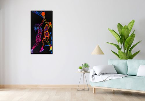 Plakat 50x100cm Mecz W Kosza na Arena.pl