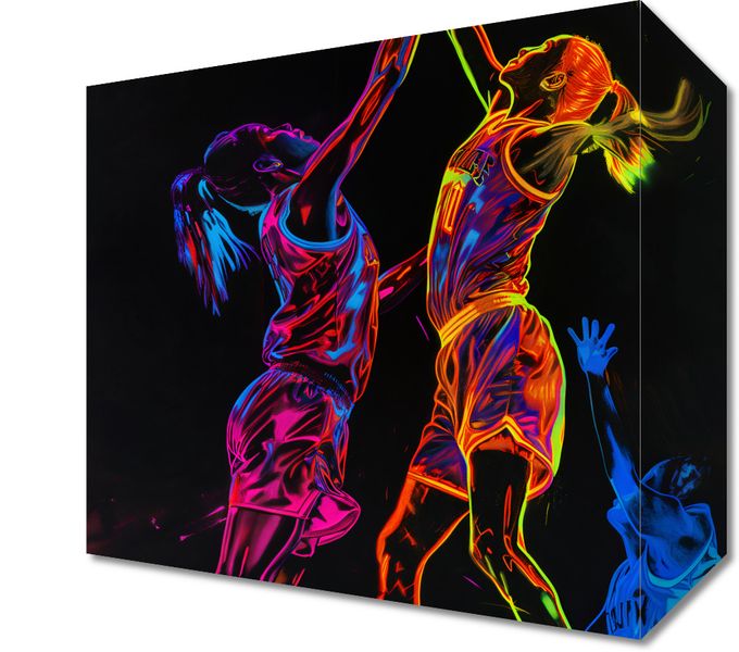 Obraz 20x20cm Mecz W Kosza zdjęcie 1