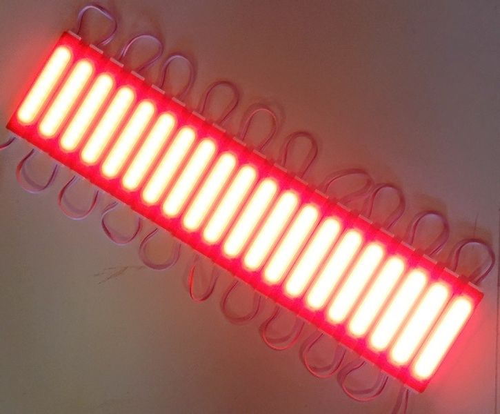 Moduł 9xdioda LED SMD5050 2w/12V czerwony zdjęcie 1