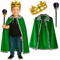 Strój Króla Królowej na Jasełka ZESTAW dla Dziecka Dorosłych Korona
