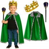 Strój Króla Królowej na Jasełka ZESTAW dla Dziecka Dorosłych Korona