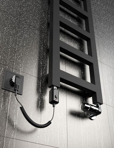 Grzejnik elektryczny LUCY 770x250 CZARNY MAT na Arena.pl