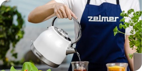 Czajnik elektryczny Zelmer ZCK7940 1.5 l 2200 W biały na Arena.pl