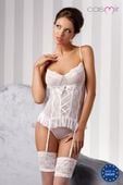 Bielizna-Marcelle Corset White Xxl/Xxxl - Casmir