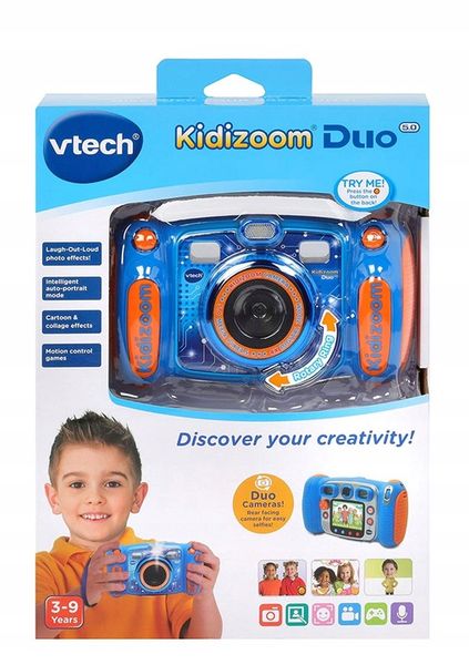 Aparat cyfrowy VTech Kidizoom Duo 5.0 niebieski zdjęcie 1