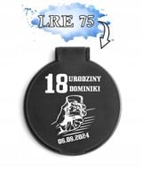 LUSTERKO podziękowanie dla gości z twoim imieniem data prezent 18 urodziny