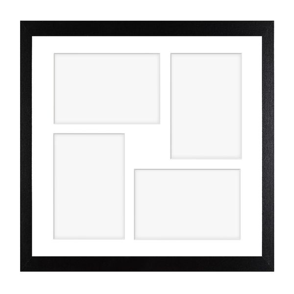 Ramka kwadratowa na 4 zdjęcia Hekla 34x34x4 MDF galeria czarny 1szt. zdjęcie 2