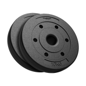 Obciążenie bitumiczne olimpijskie zestaw 2x10kg otwór 51mm do sztang Rebel