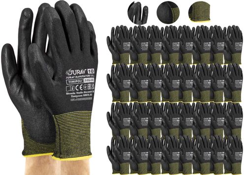 rękawice robocze czarne j-timipoli_bb10-xl - 120 par na Arena.pl