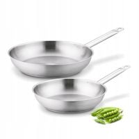 Zestaw PATELNI Indukcja STALOWE Gastronomiczne Starke Pro Gastro 24/28cm