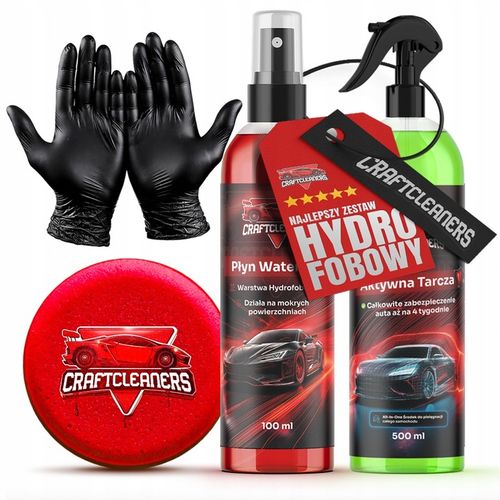 ZESTAW HYDROFOBOWY Aktywna Tarcza WaterOFF Niewidzialna Wycieraczka GRATISY na Arena.pl