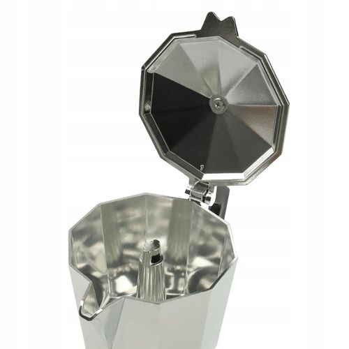 KAWIARKA ALUMINIOWA 450 ml 9 filiżanek SREBRNA DO KAWY + GRATIS na Arena.pl