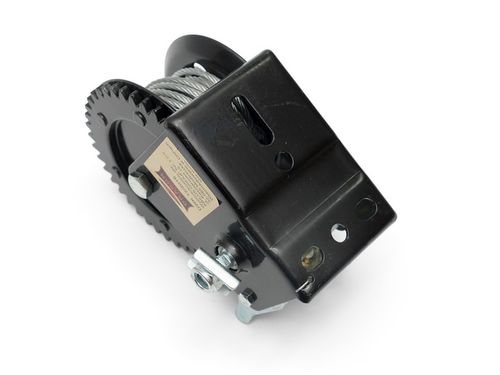 WYCIĄGARKA RĘCZNA KORBOWA LINOWA 545kg WCIĄGARKA lebiodka przenośna DRAGON na Arena.pl