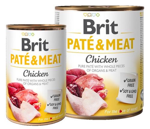 Brit Pate & Meat Dog Chicken Puszka 800G na Arena.pl